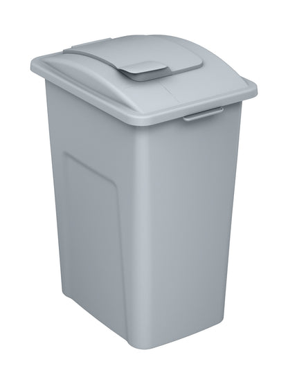 WASTE WATCHER XL - 28G Bin with Grey XL Solid Lift Lid