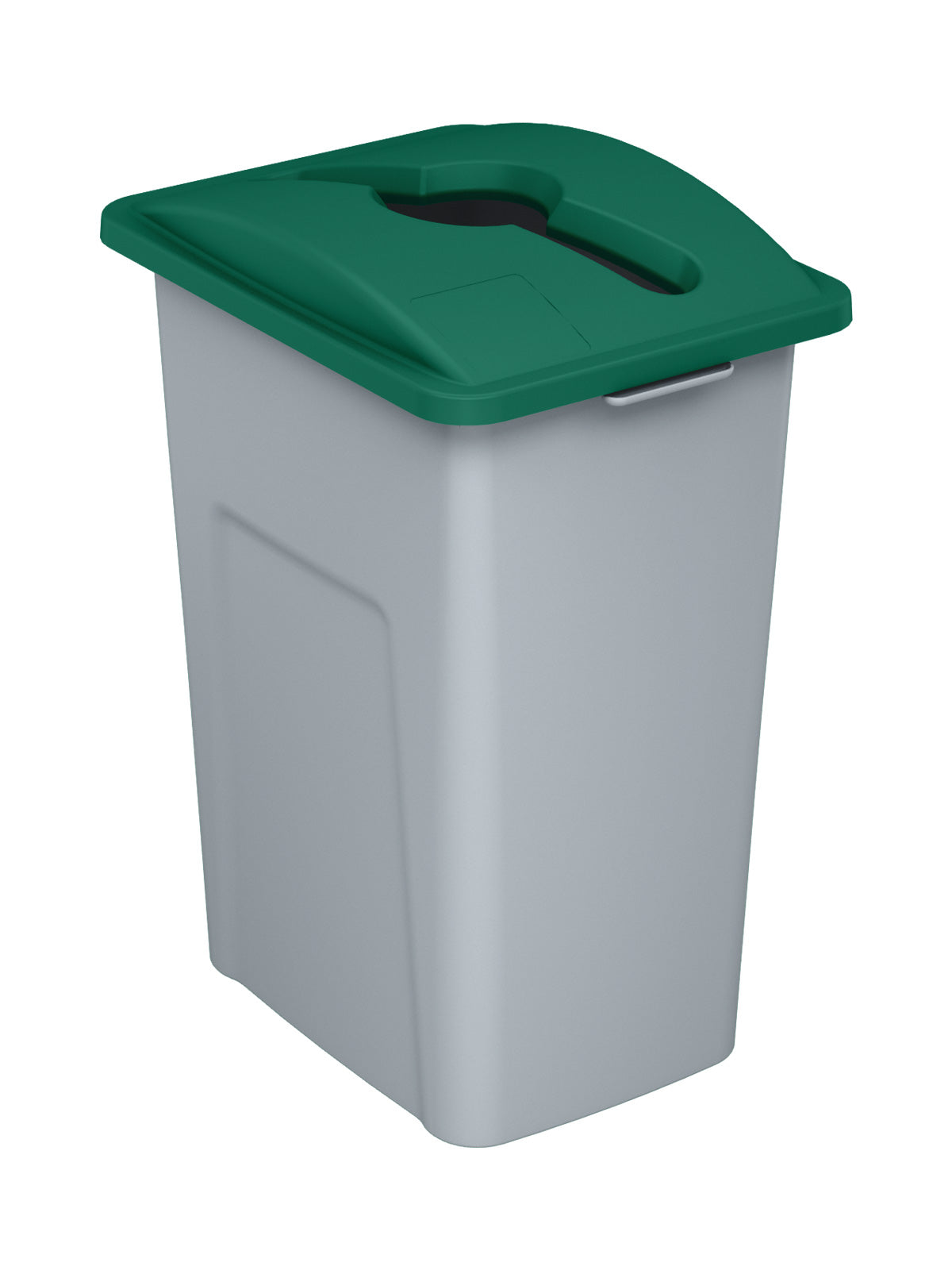 WASTE WATCHER XL - 28G Bin with Green XL Mixed-Opening Lid