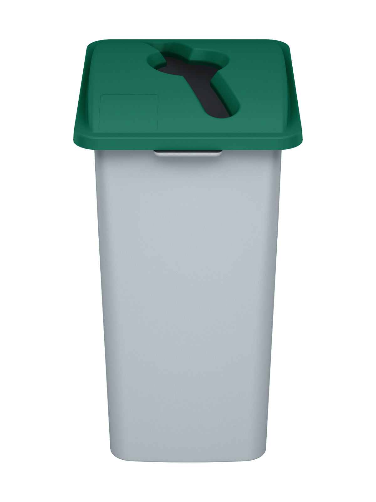 WASTE WATCHER XL - 28G Bin with Green XL Mixed-Opening Lid
