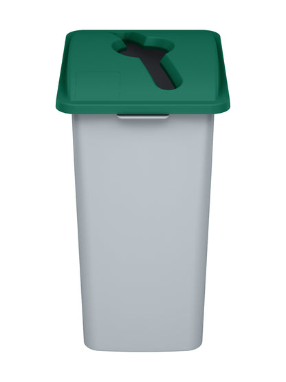 WASTE WATCHER XL - 28G Bin with Green XL Mixed-Opening Lid
