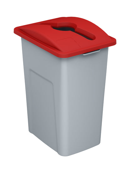 WASTE WATCHER XL - 28G Bin with Red XL Mixed-Opening Lid