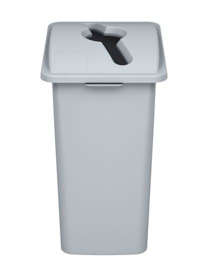WASTE WATCHER XL - 28G Bin with Grey XL Mixed-Opening Lid