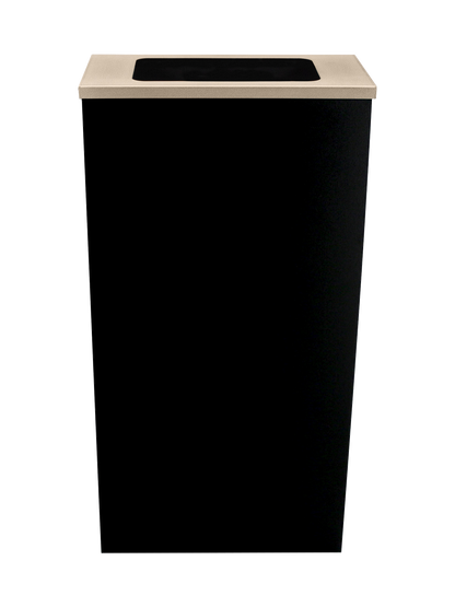 SPECTRUM - Black Cube Slim with Full Opening Antibacterial 'Element' Lid