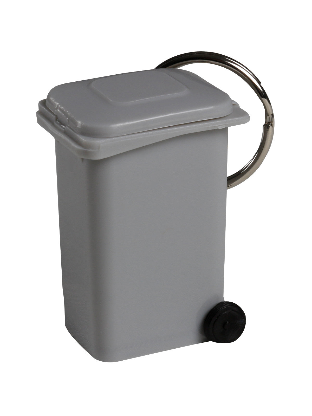 Mini Promotional Key Chain Cart with Lid - Executive Grey
