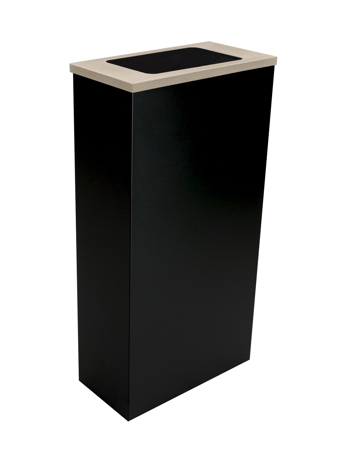 SPECTRUM - Black Cube Slim with Full Opening Antibacterial 'Element' Lid
