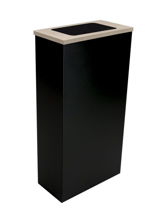 SPECTRUM - Black Cube Slim with Full Opening Antibacterial 'Element' Lid