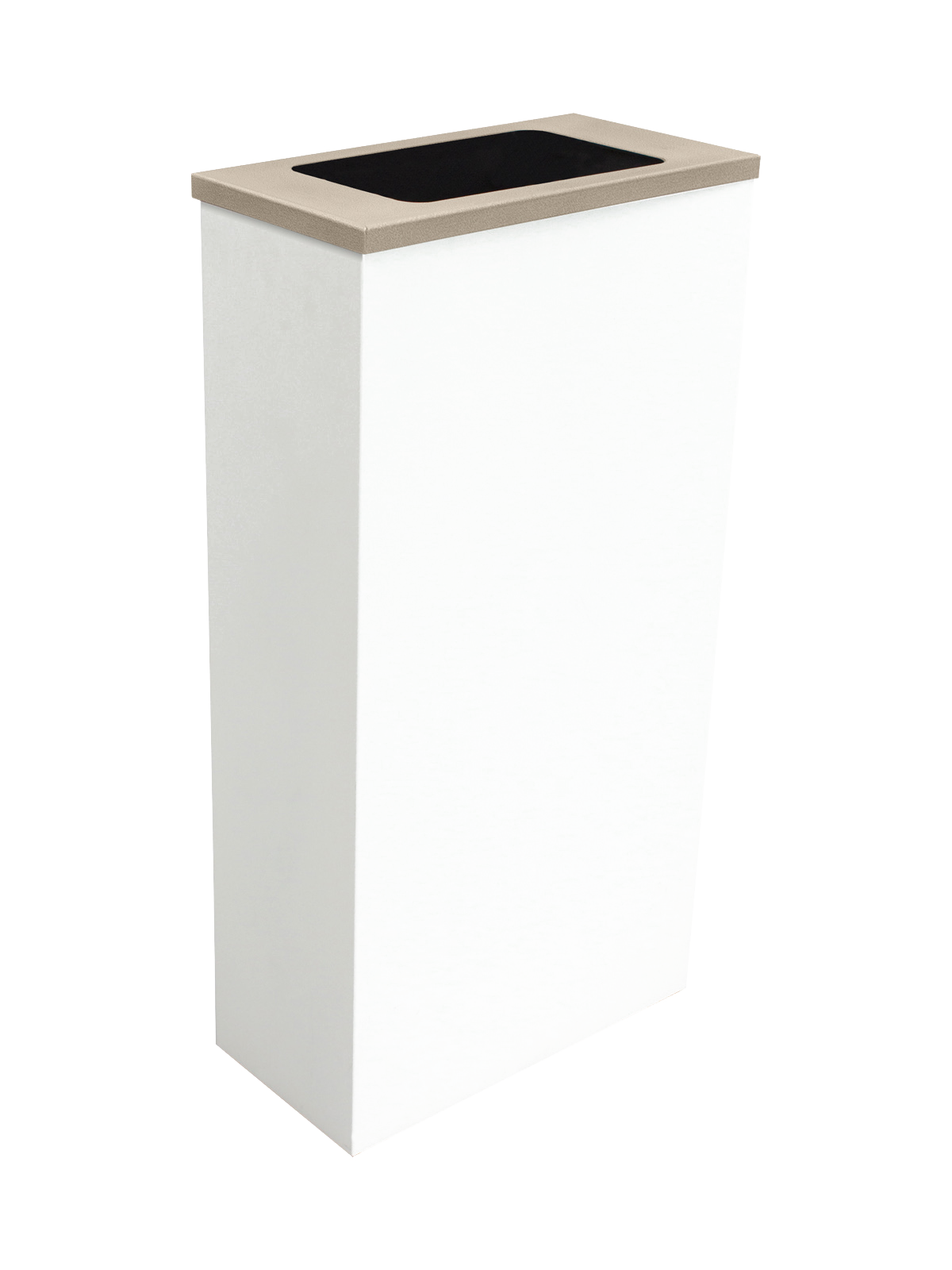 SPECTRUM - White Cube Slim with Full Opening Antibacterial 'Element' Lid