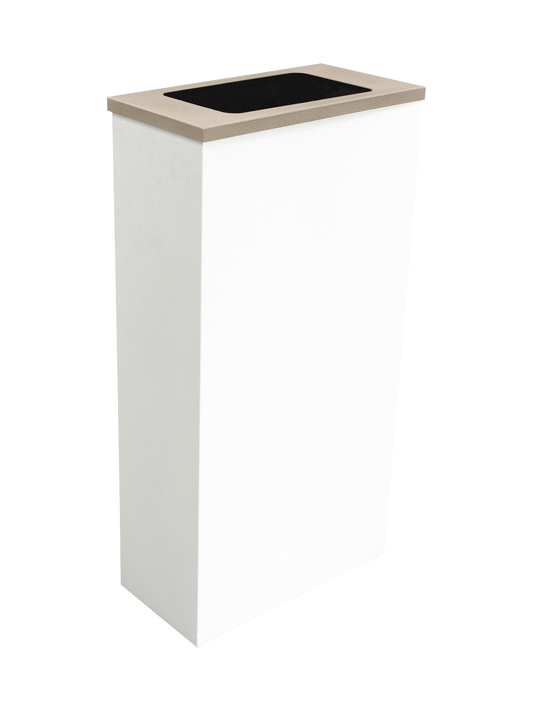 SPECTRUM - White Cube Slim with Full Opening Antibacterial 'Element' Lid
