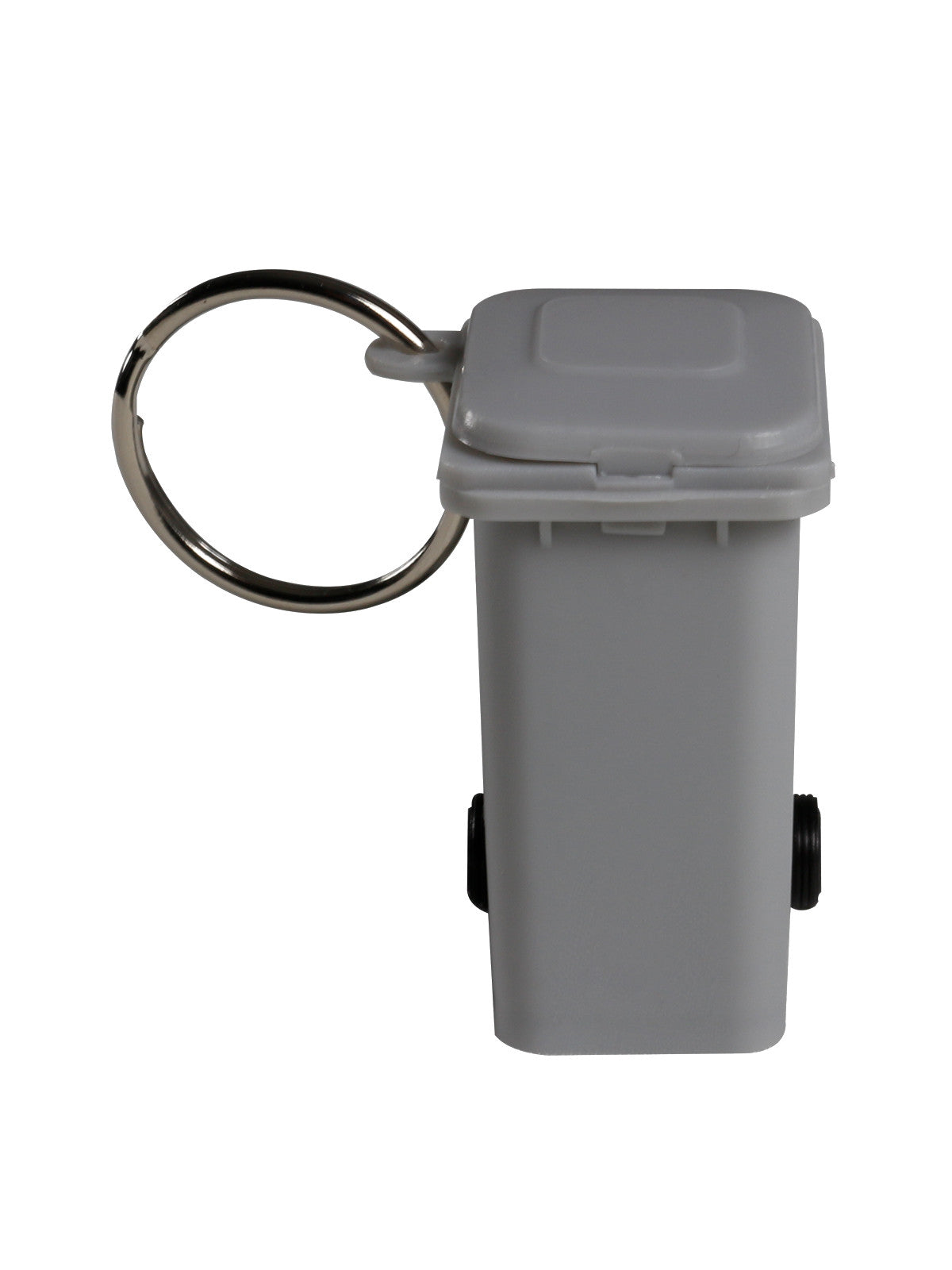 Mini Promotional Key Chain Cart with Lid - Executive Grey