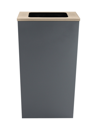 SPECTRUM - Grey Cube Slim with Full Opening Antibacterial 'Element' Lid