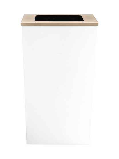 SPECTRUM - White Cube Slim with Full Opening Antibacterial 'Element' Lid