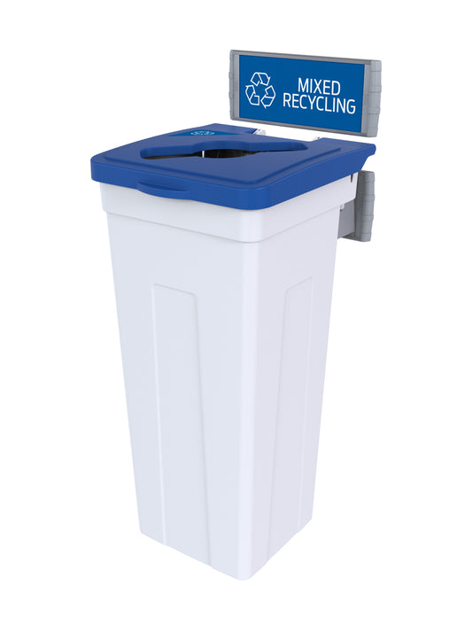 RISE - Single - Kit - Mixed Recycling - Mixed - White-Blue