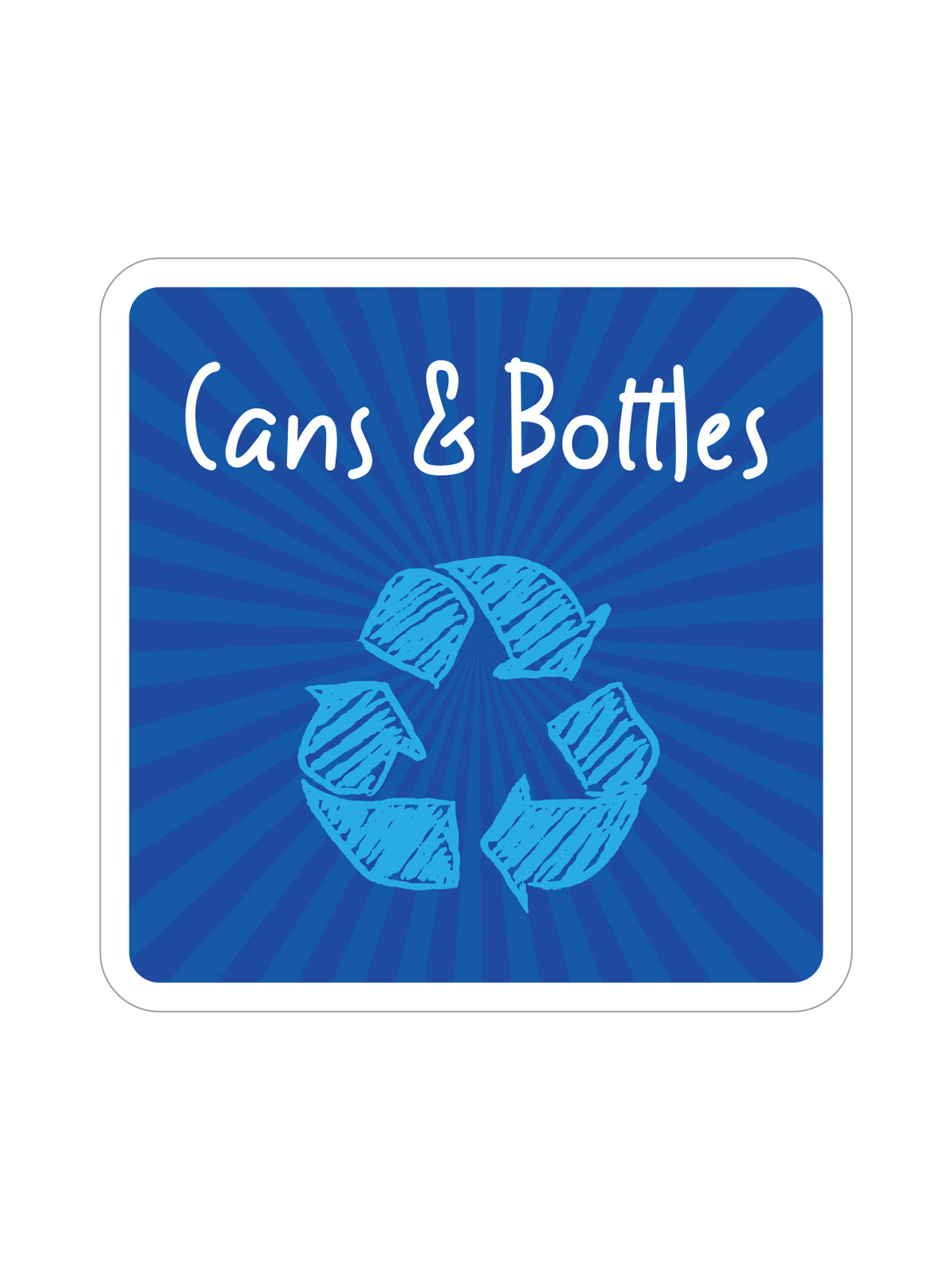 MOSAIC - Label - Cans & Bottles - Blue