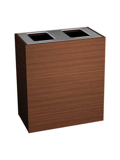 ARISTATA - Double Station, Harvest Leaves Body Finish with Stainless Steel Full-Opening Lid
