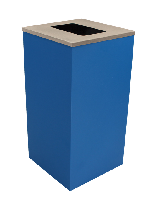 SPECTRUM - Blue Cube with Full Opening Antibacterial 'Element' Lid