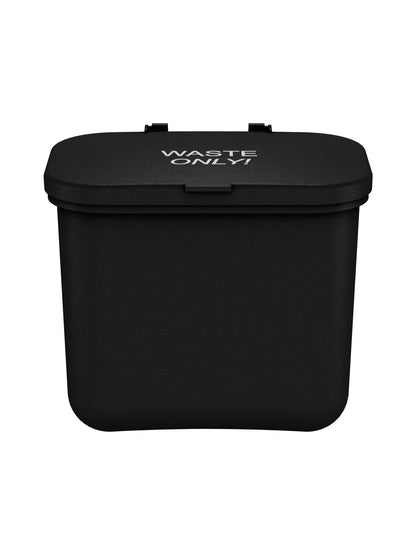 HANGING WASTE BASKET - Single - Kit - Waste - Solid Lift - Black PCR