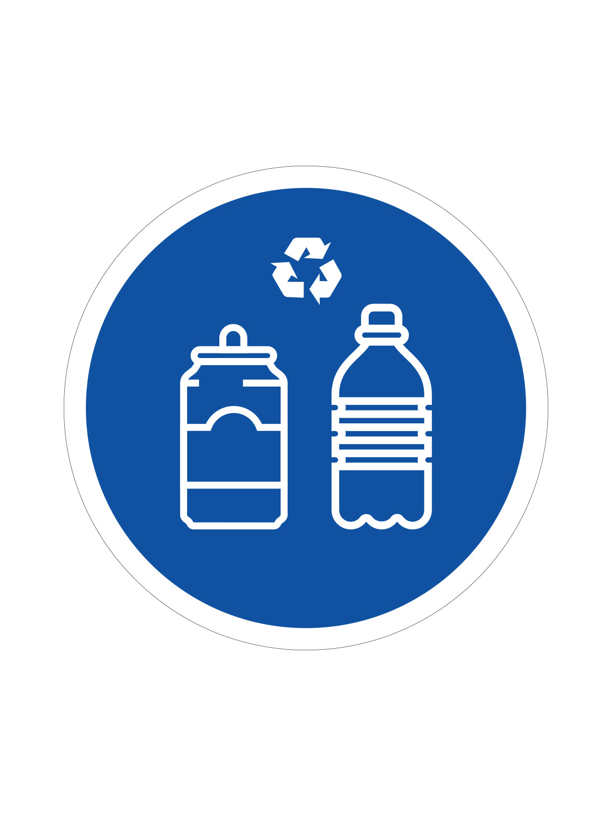 EURO - Label - Cans & Bottles - Blue-White