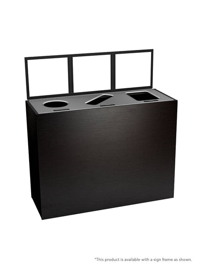 ARISTATA - Triple - Elite - Cans & Bottles-Paper-Waste - Circle-Slot-Full - Western Breeze