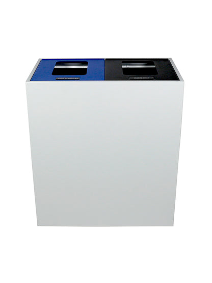 MEZZO - Double - Ml - Cans & Bottles-Waste - Full - White-Blue-Black
