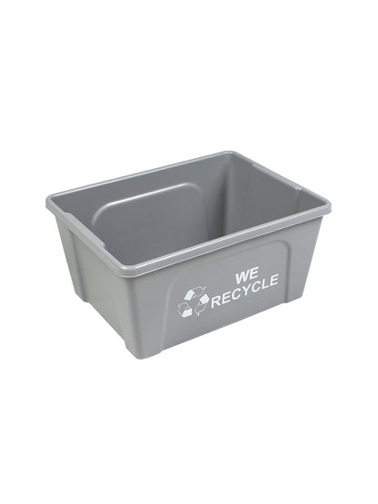 DESKSIDE RECYCLER - Single - Body - We Recycle - Executive Grey