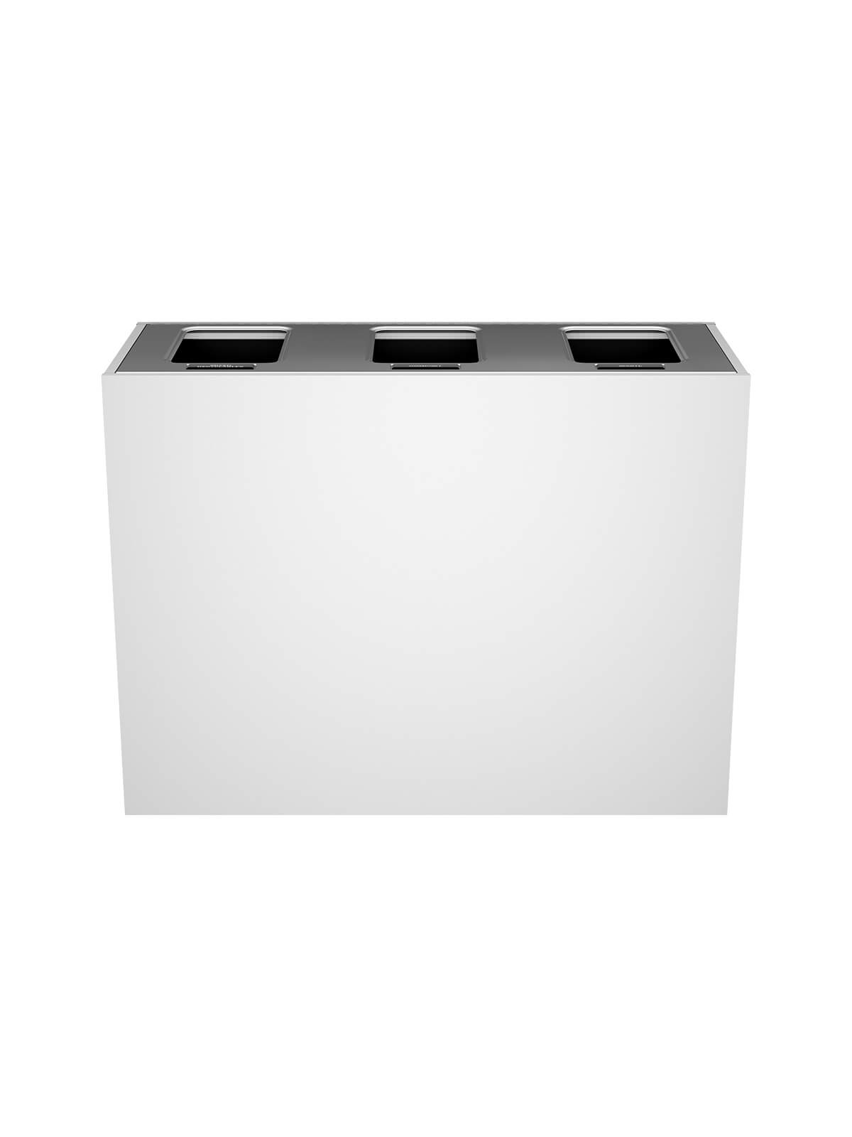 ARISTATA - Triple - Select - Mixed Recyclables-Compost-Waste - Full - Glacier