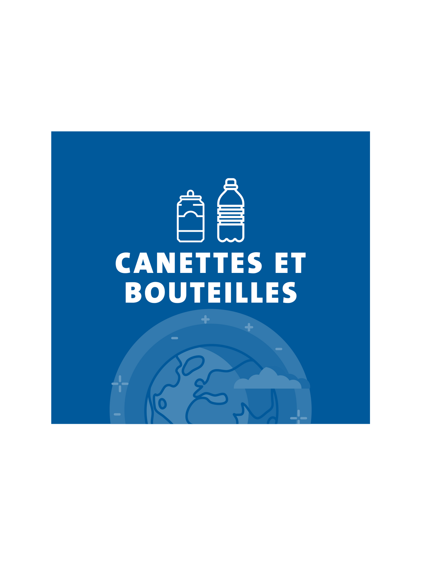 ARISTATA - Sign - Canettes et Bouteilles - Blue