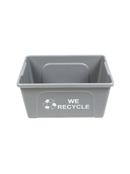 DESKSIDE RECYCLER - Single - Body - We Recycle - Executive Grey