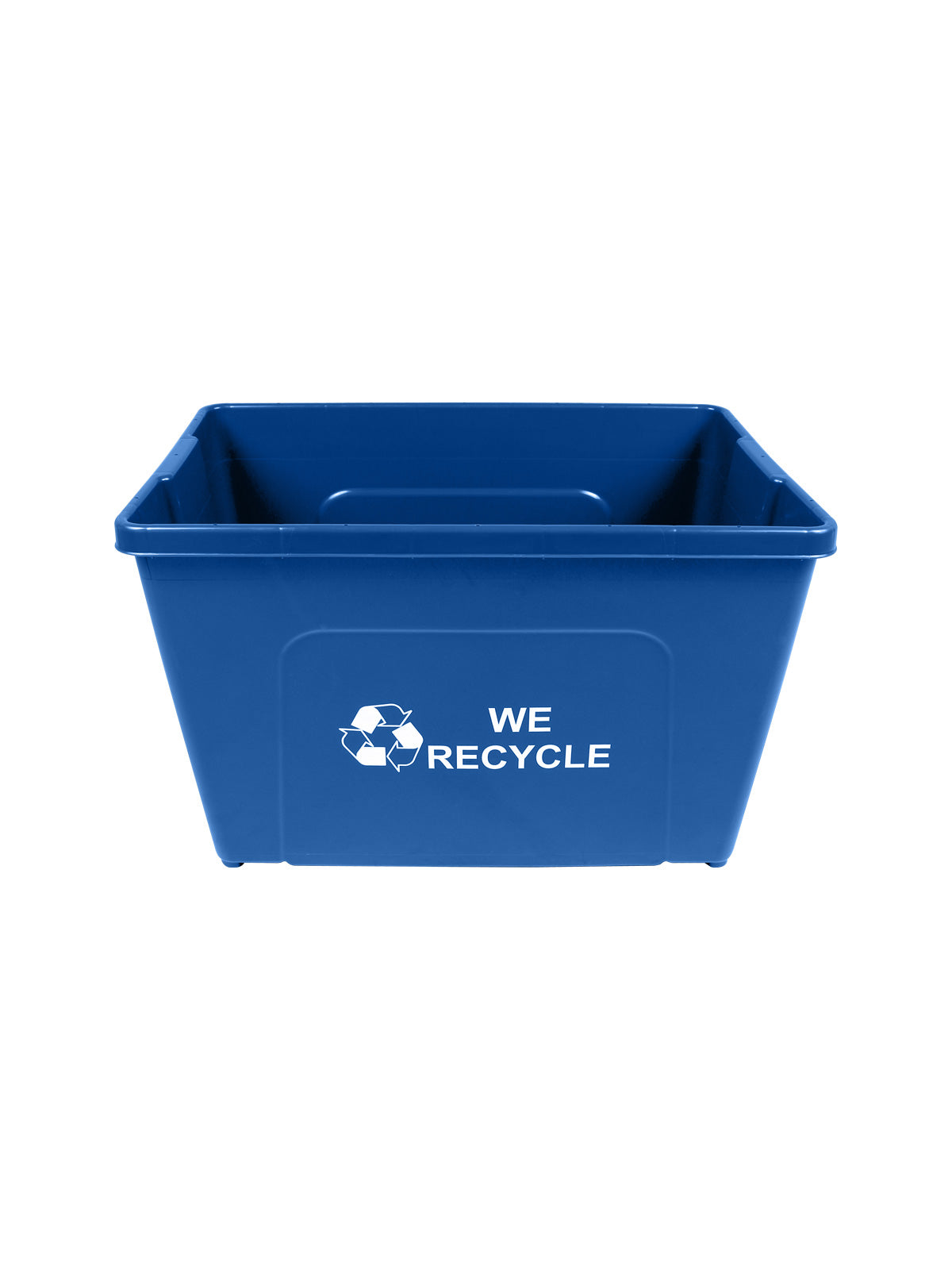 CURBSIDE - True 18 - Blue with Mobius Loop-We Recycle Stamped on 2 Sides