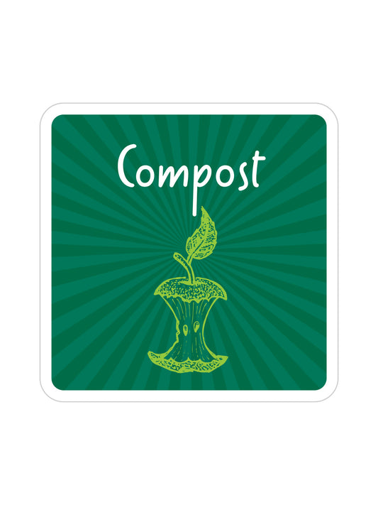 MOSAIC - Label - Compost - Green