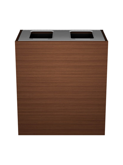 ARISTATA - Double Station, Harvest Leaves Body Finish with Stainless Steel Full-Opening Lid
