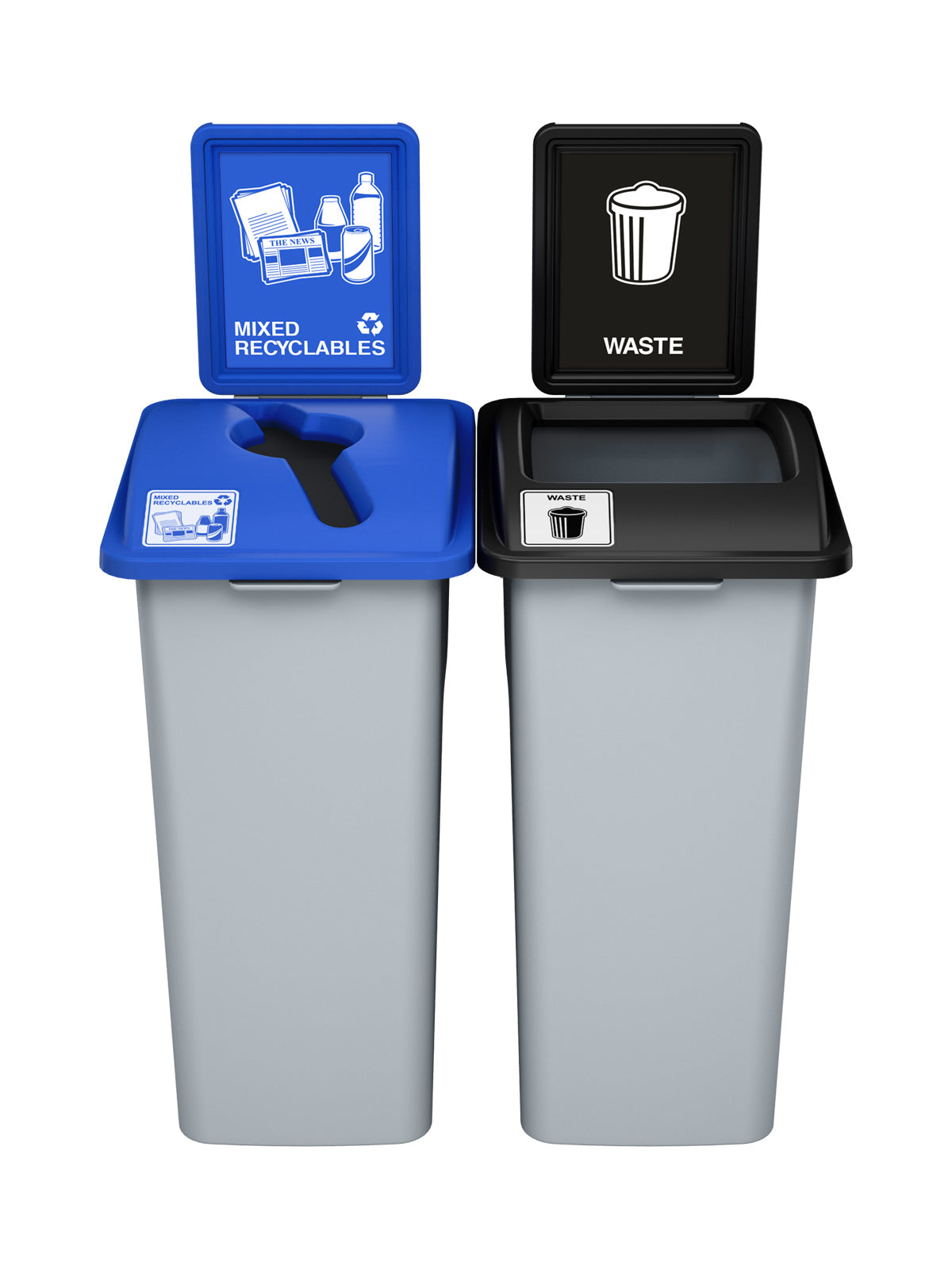 Frame Watcher WASTE WATCHER XL - Double Station - 32G Grey Bodies, Blue XL (Mixed ...