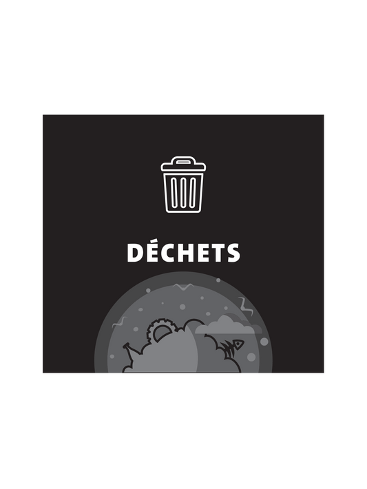 ARISTATA - Sign - Dechets - Black