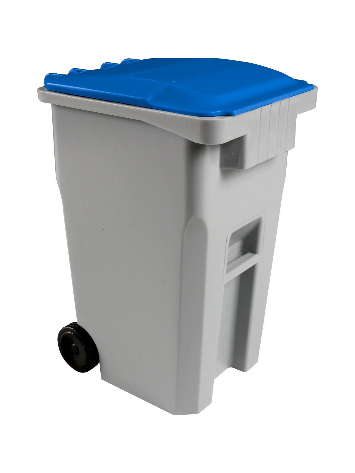 Mini Promotional Cart - Executive Grey Body with Royal Blue Functional Lid