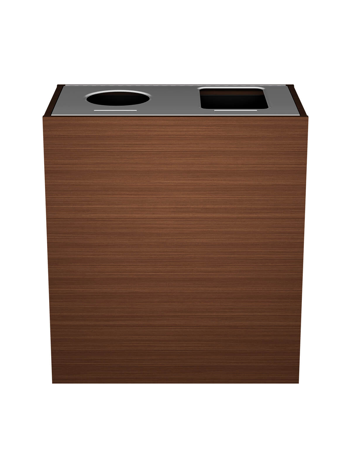 ARISTATA - Double Station, Harvest Leaves Body Finish with Stainless Steel Circle/Full Opening Lid