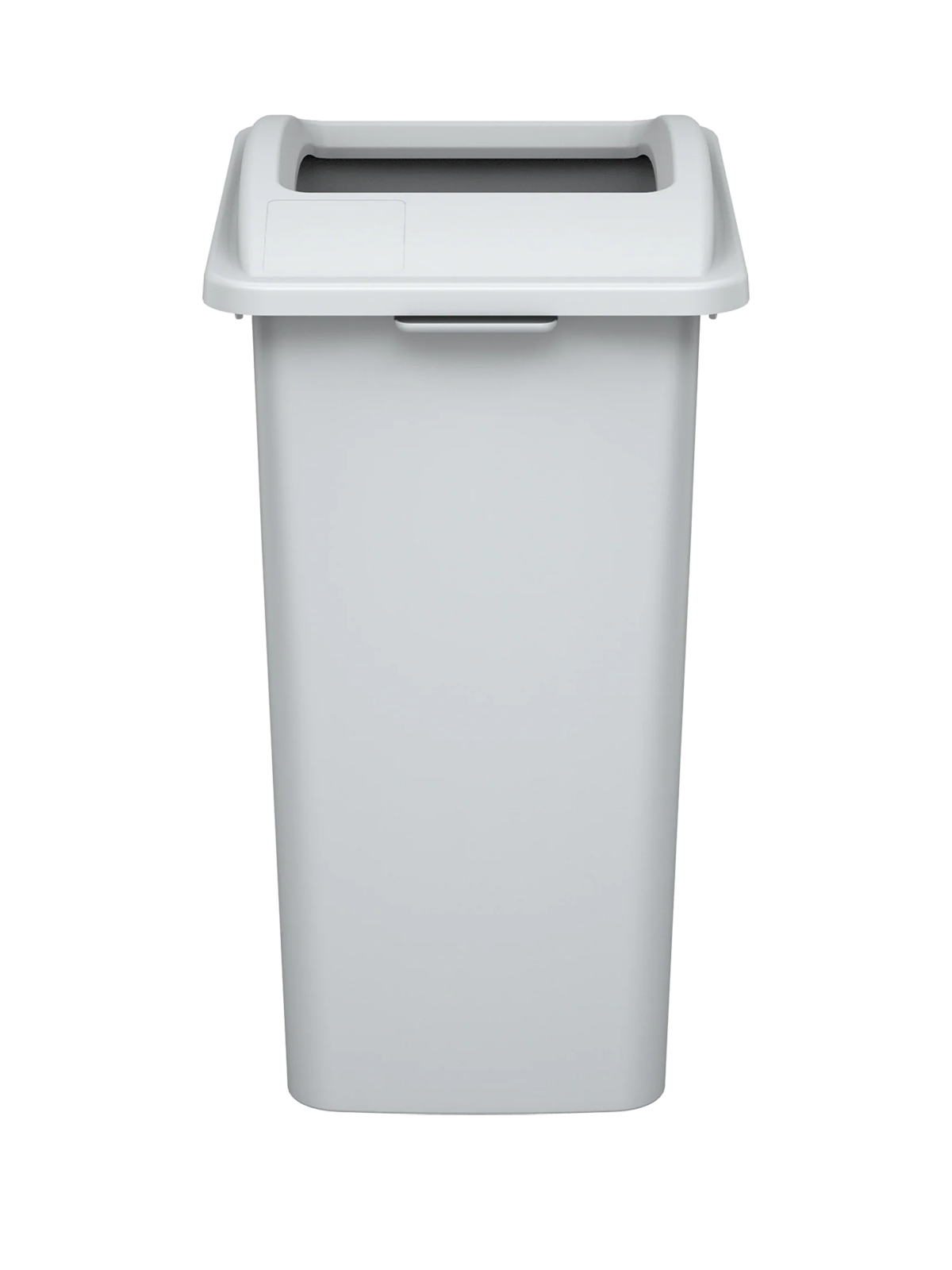 WASTE WATCHER XL - 28G Grey Body with Metallic Silver 'Look' XL Full-Opening Lid