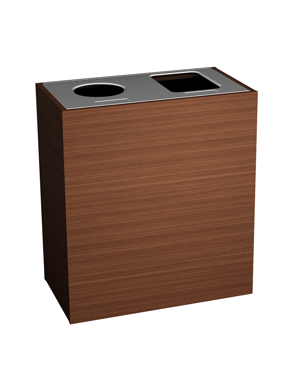 ARISTATA - Double Station, Harvest Leaves Body Finish with Stainless Steel Circle/Full Opening Lid
