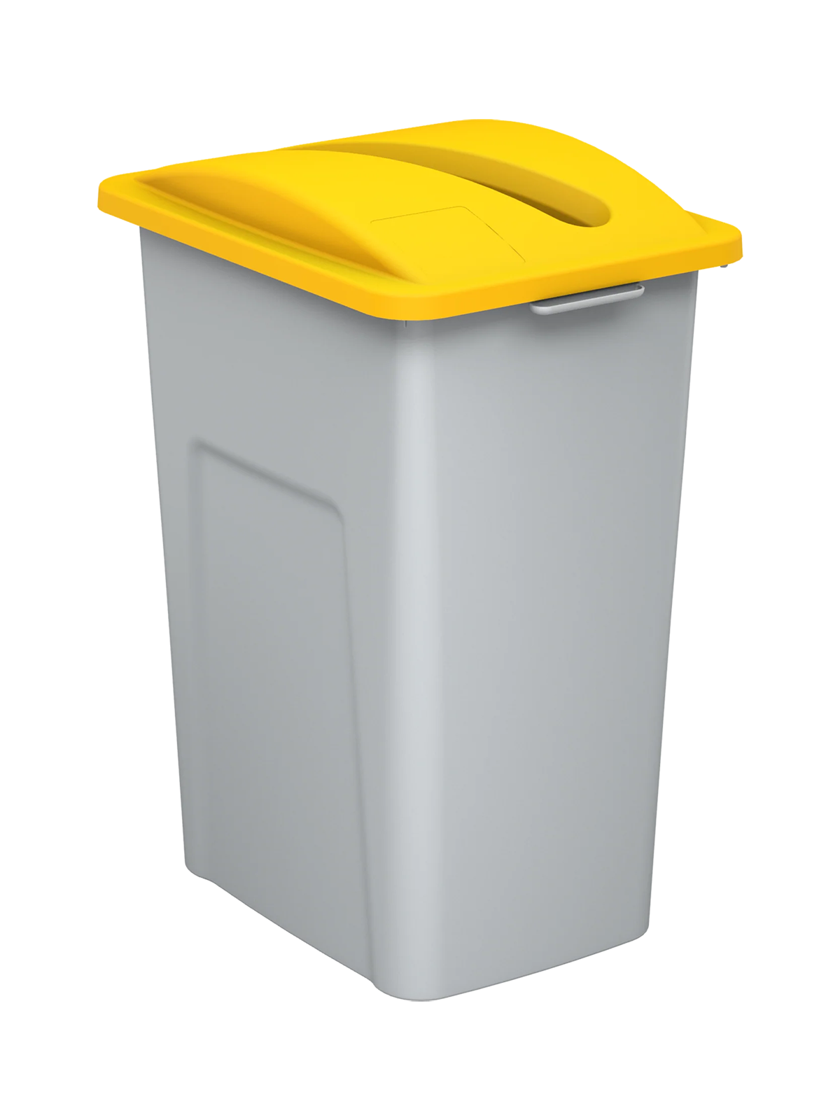 WASTE WATCHER XL - 28G Grey Body with Yellow XL Slot Opening Lid