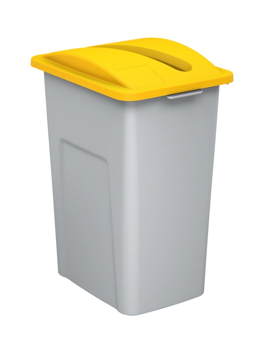 WASTE WATCHER XL - 28G Grey Body with Yellow XL Slot Opening Lid