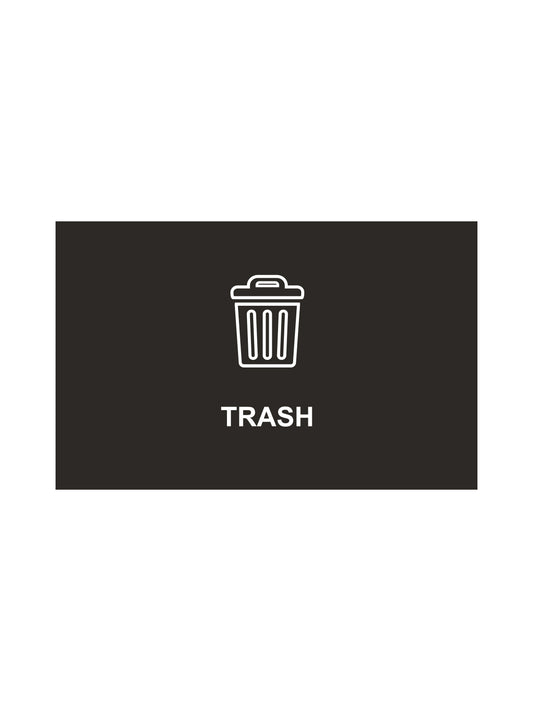 SPECTRUM - Ellipse Single Sign - Trash - Black-White