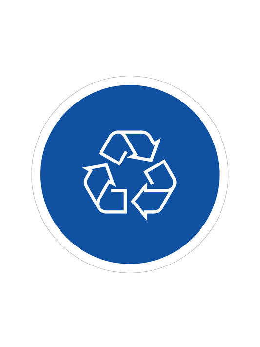 EURO - Label - Mobius Loop - Blue-White