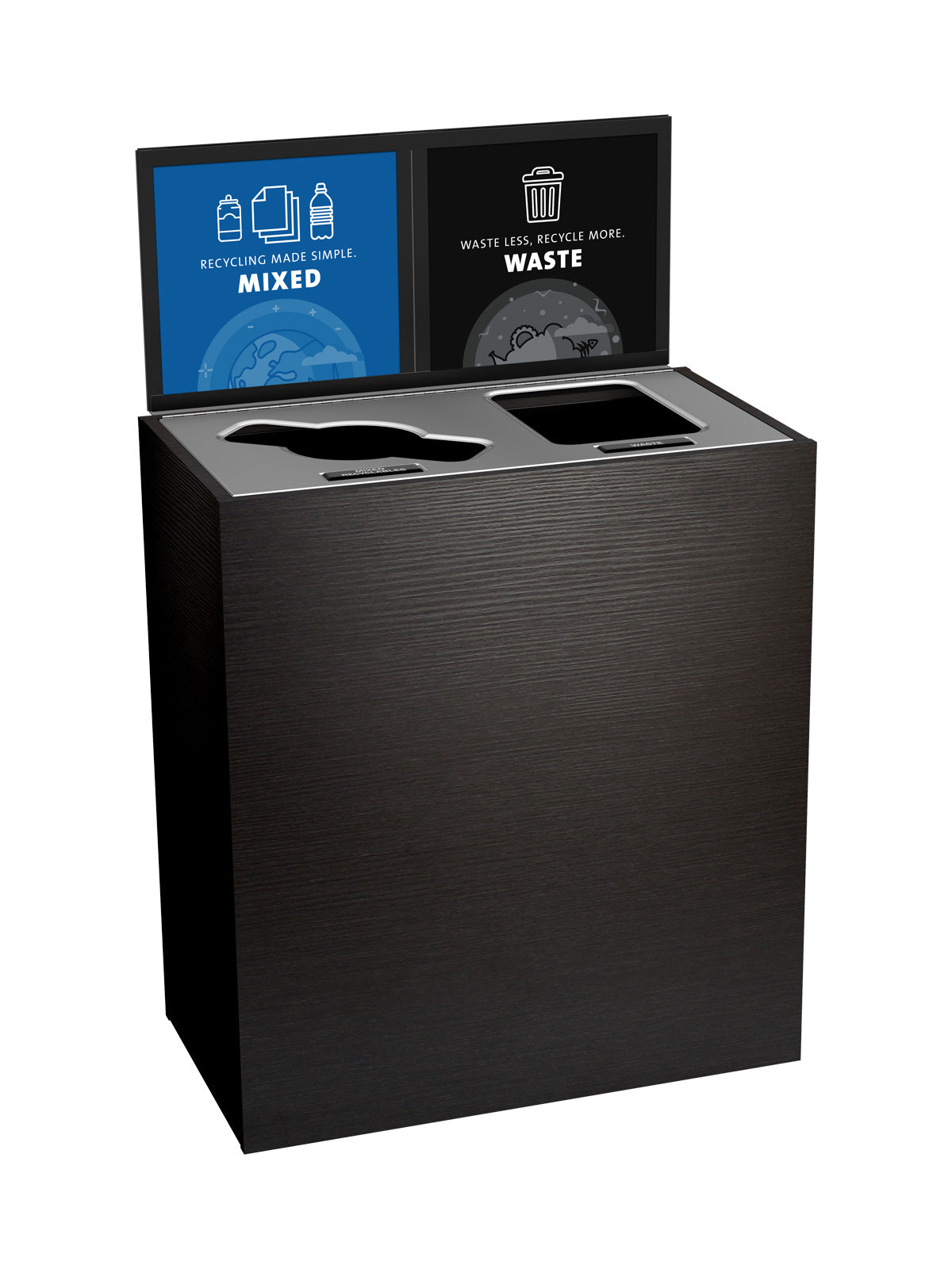 ARISTATA - Double - Kit - Mixed Recyclables-Waste - Mixed-Full - Western Breeze