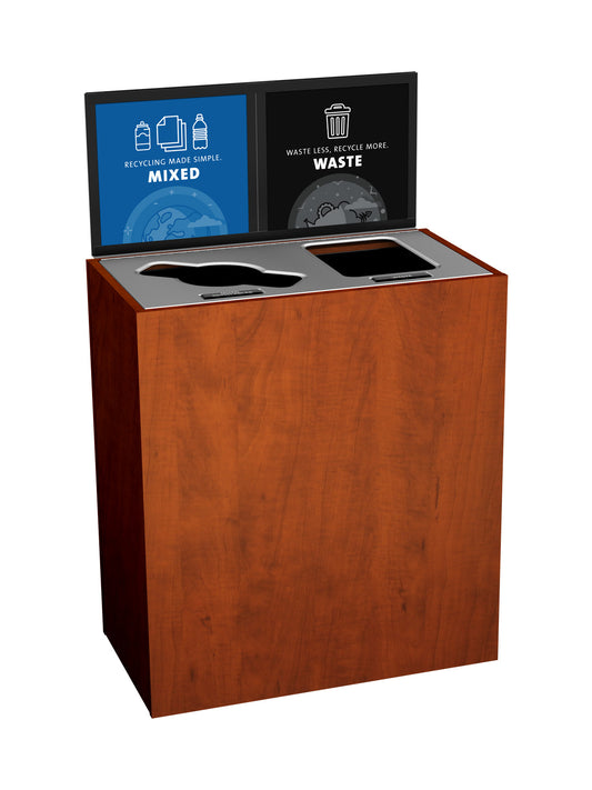 ARISTATA - Double - Kit - Mixed Recyclables-Waste - Mixed-Full - Midsummer Flame