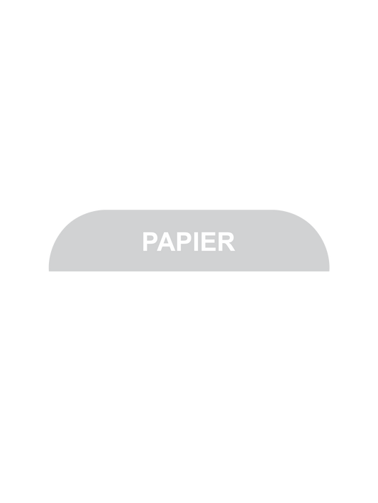 BILLI BOX - Label - Papier - Clear-White