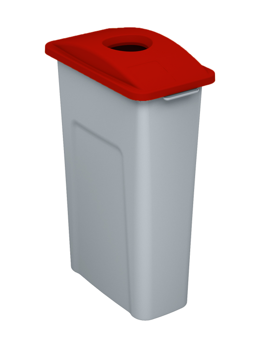 WASTE WATCHER - 23G Grey Body with Red Circle Opening Lid