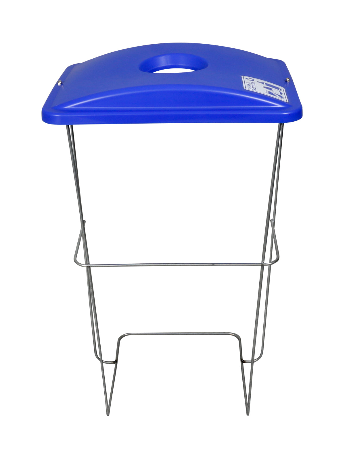 WIRE EVENT CONTAINER (5 Pack) - Single - Kit - Cans & Bottles - Circle - Blue