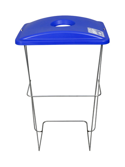 WIRE EVENT CONTAINER (5 Pack) - Single - Kit - Cans & Bottles - Circle - Blue