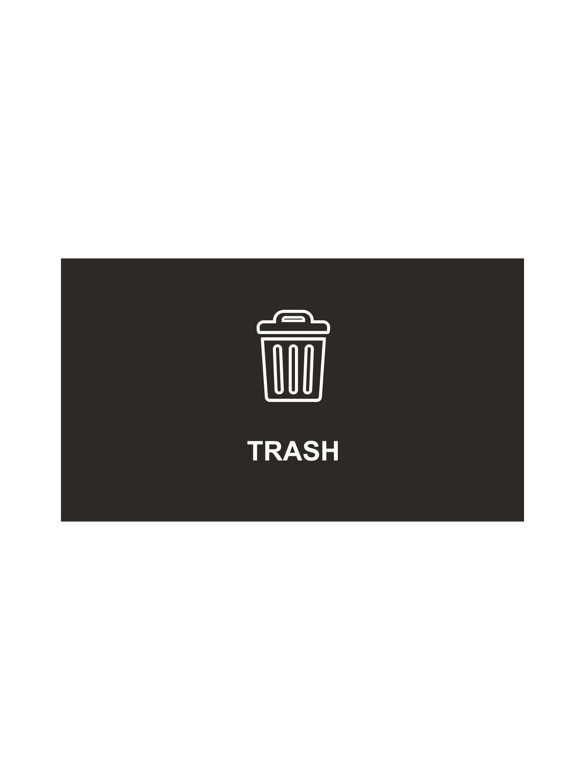 SPECTRUM - Ellipse Double Sign - Trash - Black-White