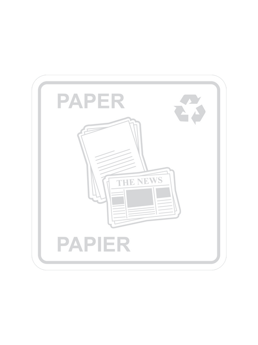 WASTE WATCHER - Label - Paper-Papier - Clear-White