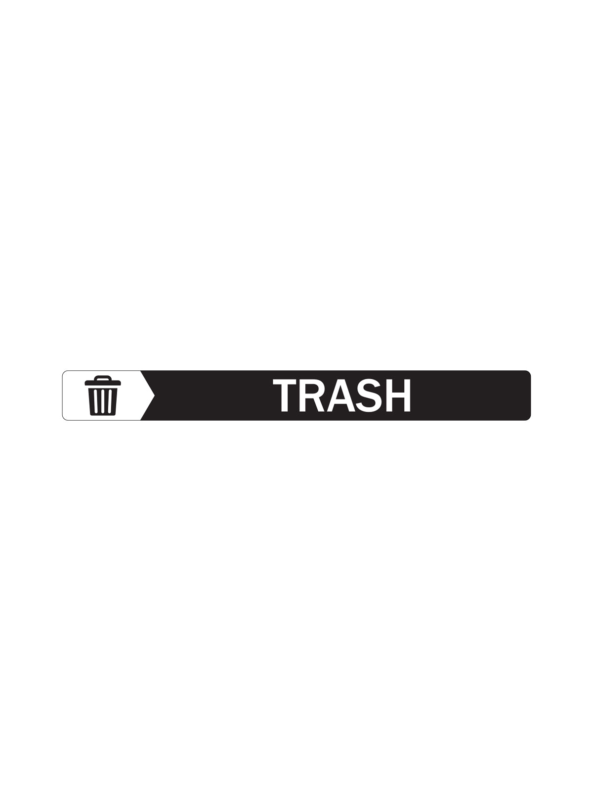 RENEGADE - Label - Trash - Black - White