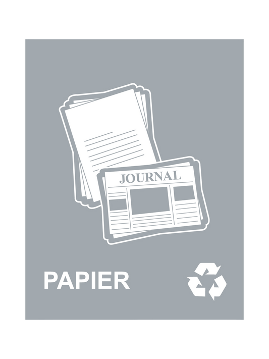 WASTE WATCHER - Sign - Papier - Grey